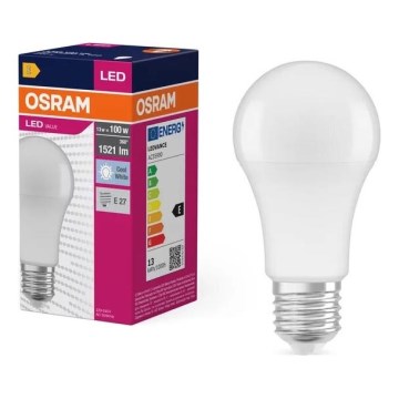 LED Żarówka VALUE A100 E27/13W/230V 4000K - Osram