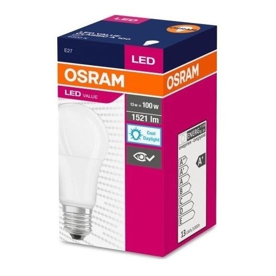 LED Żarówka VALUE A60 E27/13W/230V 4000K - Osram