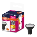 LED Żarówka VALUE PAR16 GU10/4,5W/230V 2700K 36° czarna - Ledvance