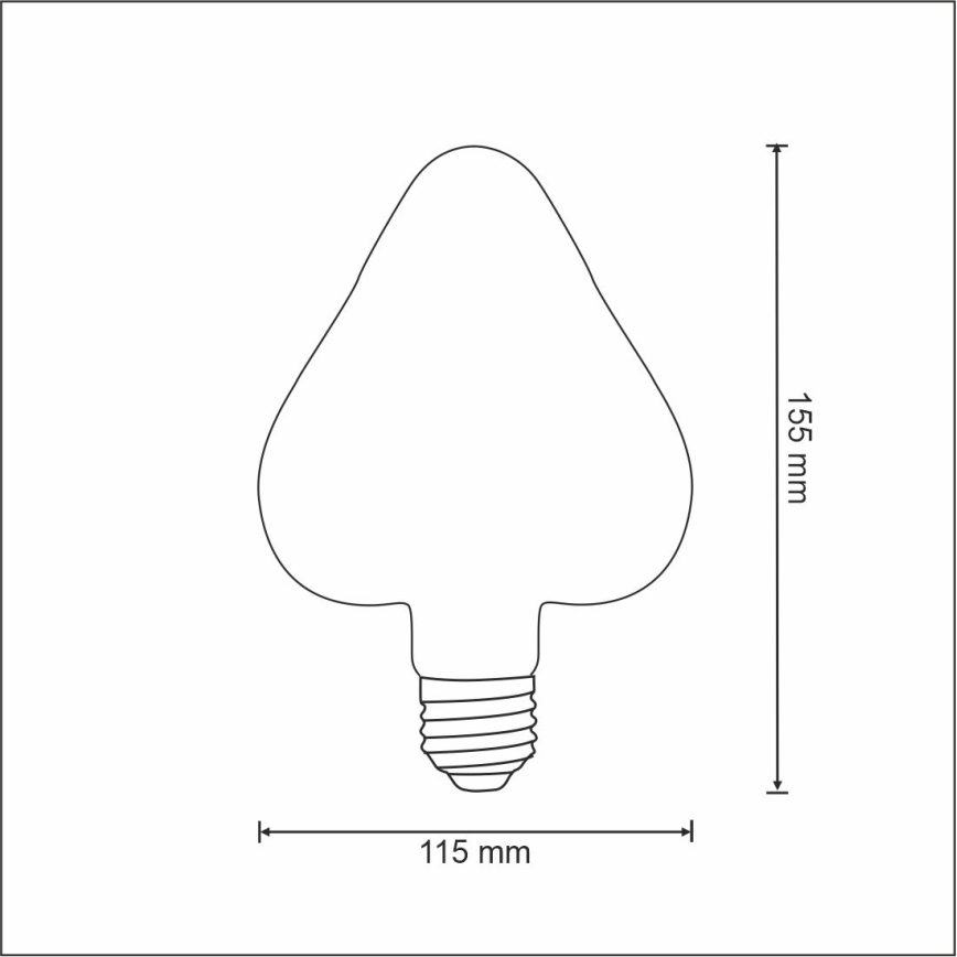 LED żarówka VINTAGE AMBER E27/2,5W/230V 2000K