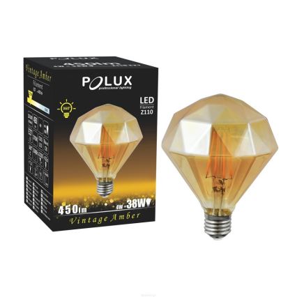 LED Żarówka VINTAGE AMBER E27/4W/230V 2700K