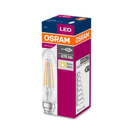 LED Żarówka VINTAGE E14/4W/230V 2700K - Osram