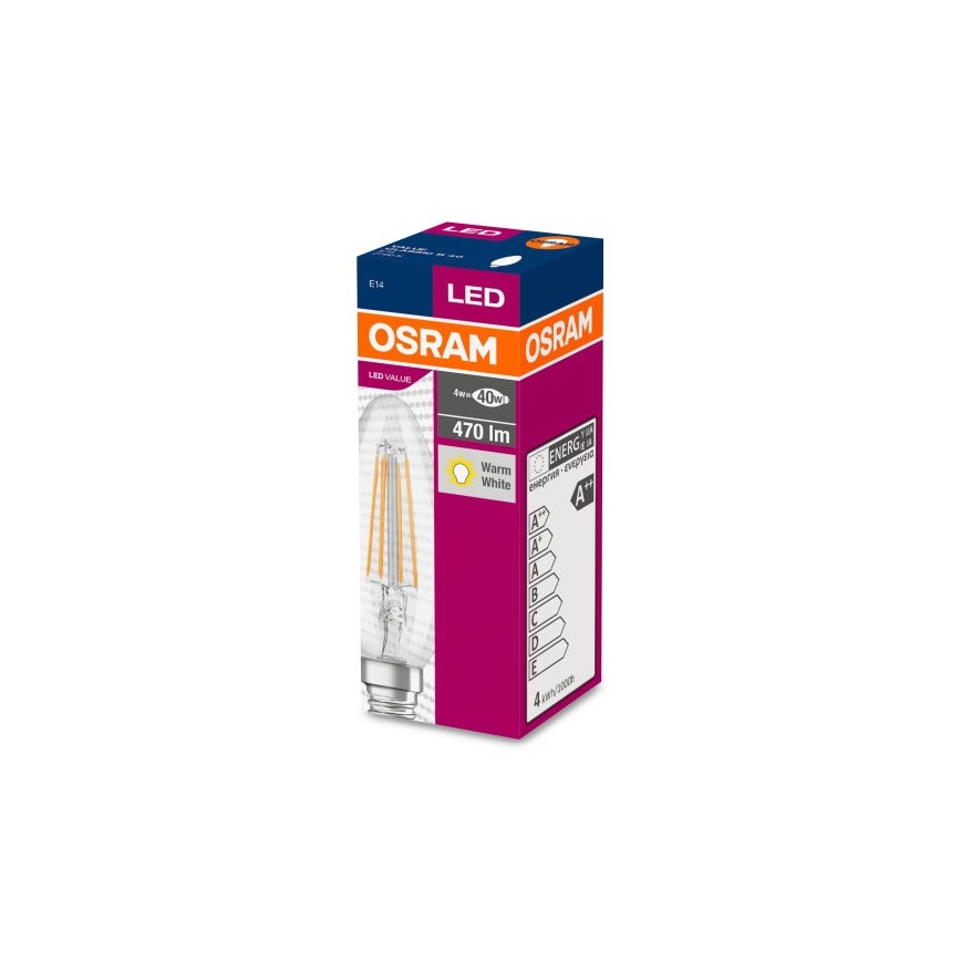 LED Żarówka VINTAGE E14/4W/230V 2700K - Osram