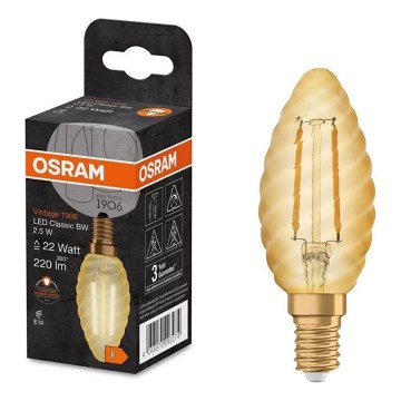 LED Żarówka VINTAGE E27/2,5W/230V 2400K - Osram