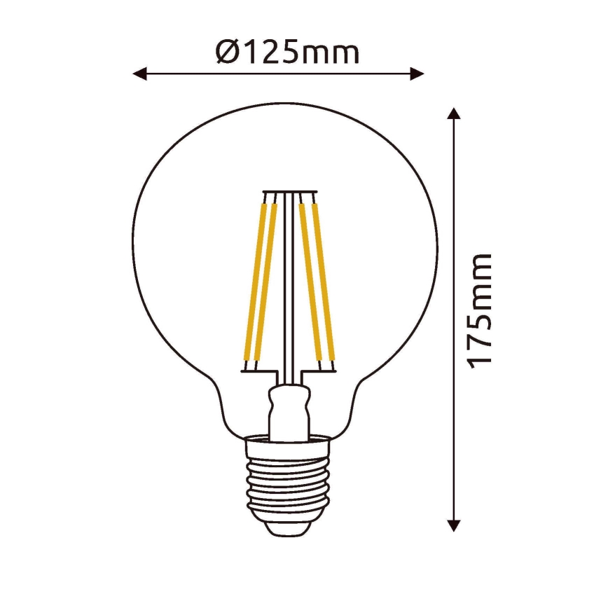 LED Żarówka E27/7W/230V 4000K - Globo