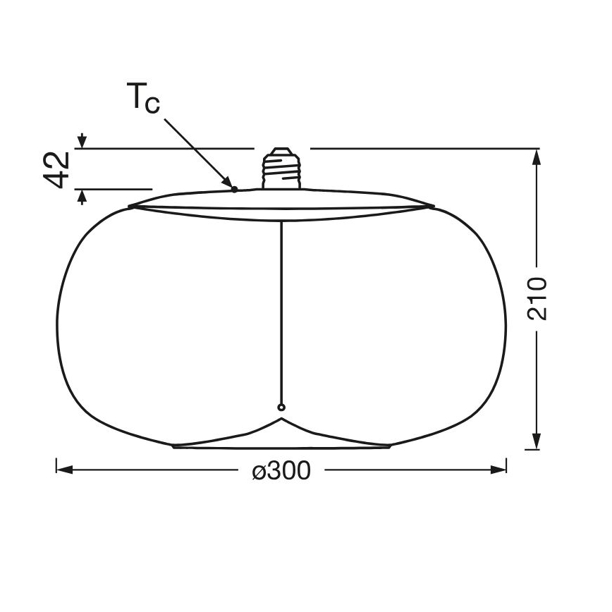 LED Żarówka VINTAGE FILAMENT E27/2,5W/230V 2700K - Osram
