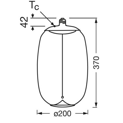 LED Żarówka VINTAGE FILAMENT E27/4W/230V 2700K - Osram