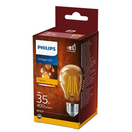 LED Żarówka VINTAGE Philips A60 E27/4W/230V 2700K