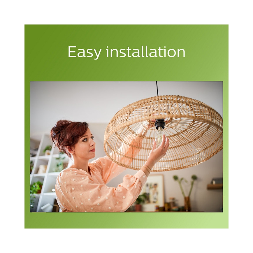 LED Żarówka VINTAGE Philips A60 E27/4W/230V 3000K