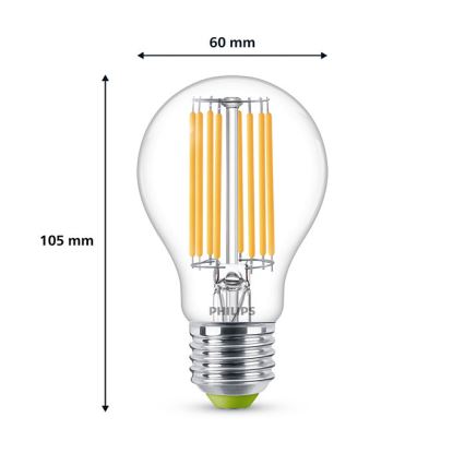 LED Żarówka VINTAGE Philips A60 E27/4W/230V 3000K