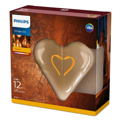 LED Żarówka VINTAGE Philips E27/2,3W/230V 2000K
