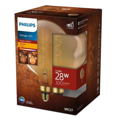 LED Żarówka VINTAGE Philips E27/4,5W/230V 1800K