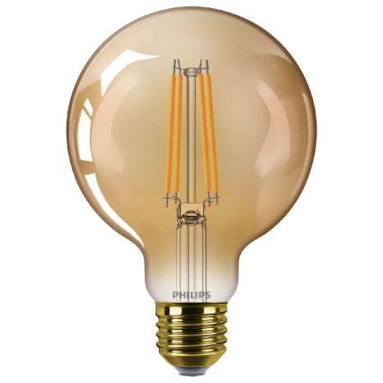 LED Żarówka VINTAGE Philips G95 E27/3,1W/230V 1800K