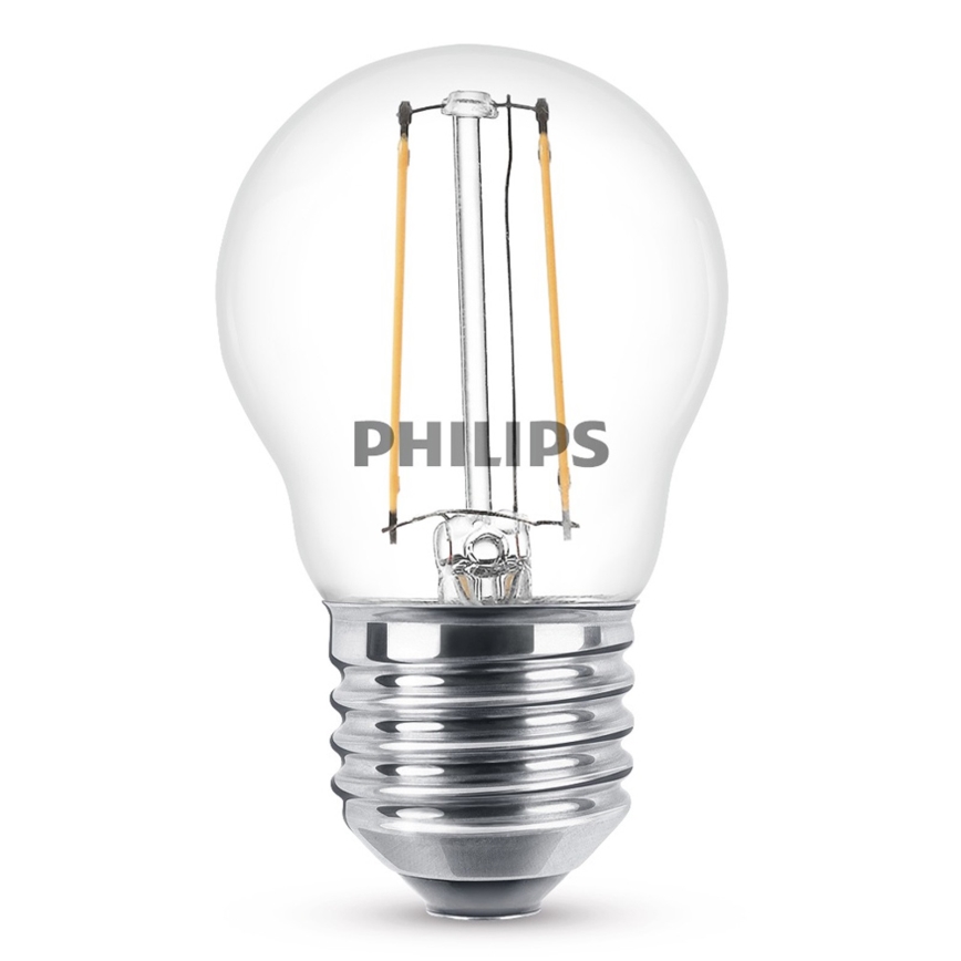 LED Żarówka VINTAGE Philips P45 E27/2W/230V 2700K