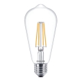 LED Żarówka VINTAGE Philips ST64 E27/7W/230V 2700K