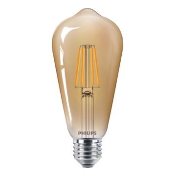 LED Żarówka VINTAGE Philips ST65 E27/4W/230V 2500K