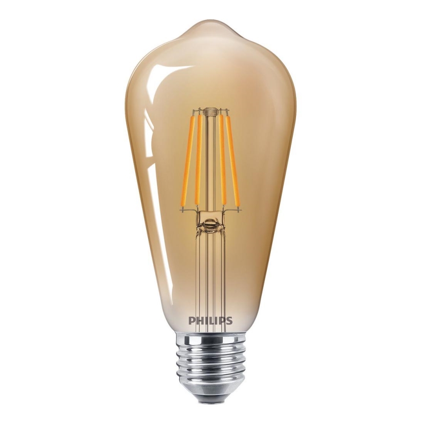 LED Żarówka VINTAGE Philips ST65 E27/4W/230V 2500K