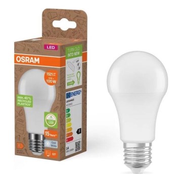 LED Żarówka wykonana z recyklowanego plastiku A100 E27/14W/230V 4000K - Osram