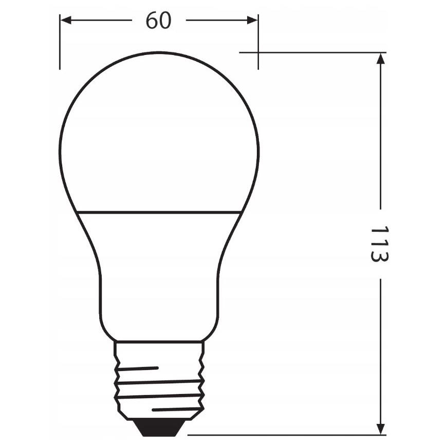 LED Żarówka wykonana z recyklowanego plastiku E27/10W/230V 4000K - Ledvance