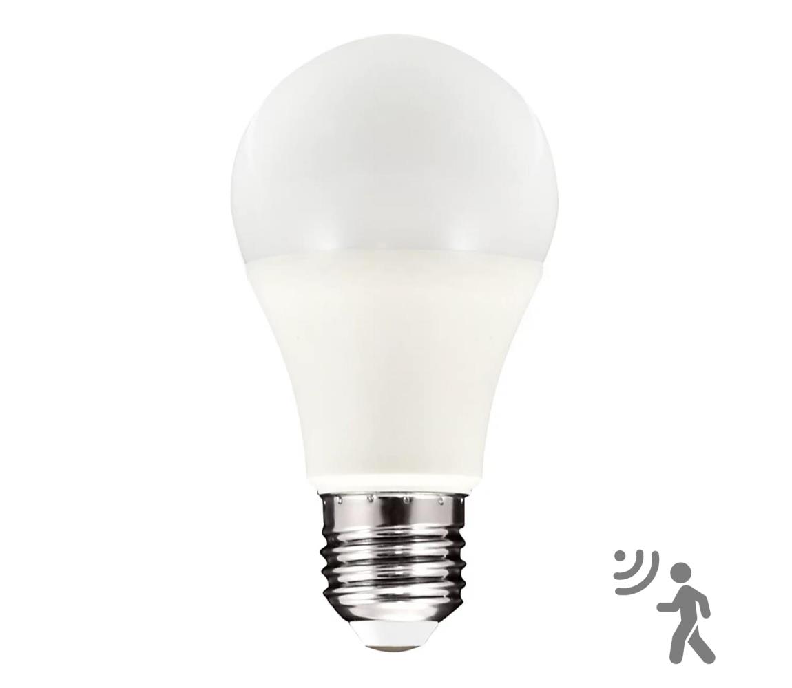 LED Żarówka z czujnikiem ruchu i zmierzchu A60 E27/8W/230V 3000K