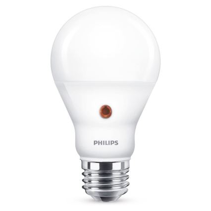 LED Żarówka z czujnikiem zmierzchu Philips A60 E27/6,5W/230V 4000K