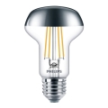 LED Żarówka z lustrzanym kulistym trzonkiem Philips DECO E27/4W/230V 2700K