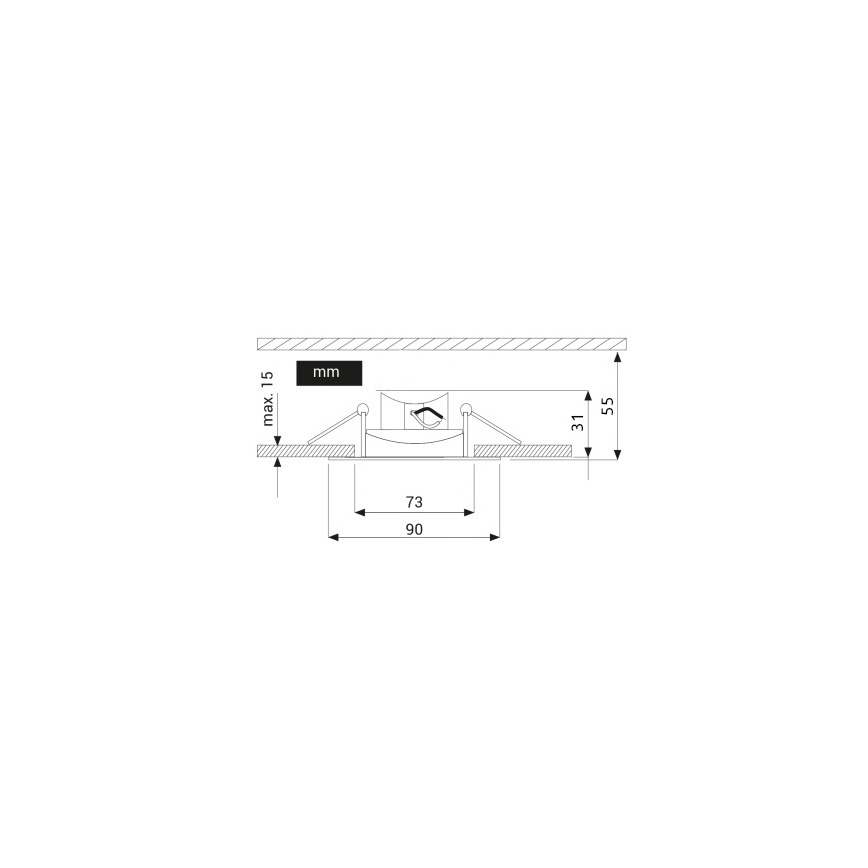 LED Zawieszana lampa sufitowa EYE LED/5W/100-250V 3000K