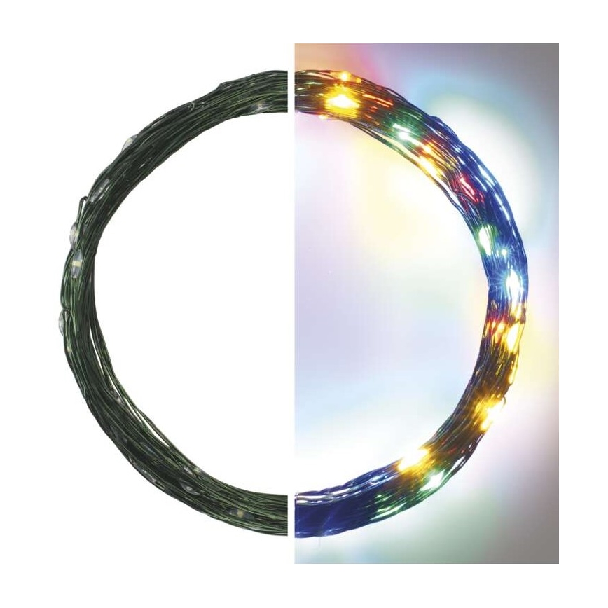 LED Zewnętrzn łańcuch bożonarodzeniowy 75xLED/12,5m IP44 różne kolory