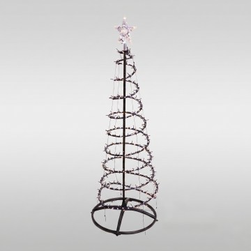 LED Zewnętrzna dekoracja świąteczna 524xLED/230V 15 funkcji 150 cm IP44 ciepła biała choinka