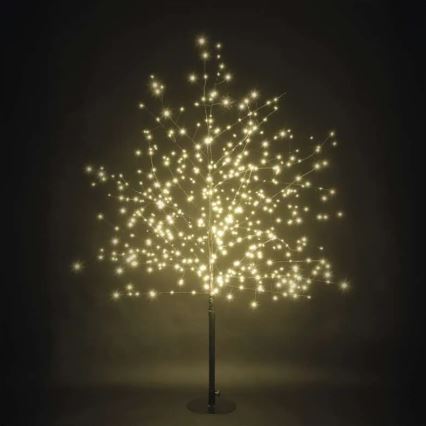 LED Zewnętrzna dekoracja świąteczna 600xLED/3,8W/230V 120 cm ciepła biała IP44