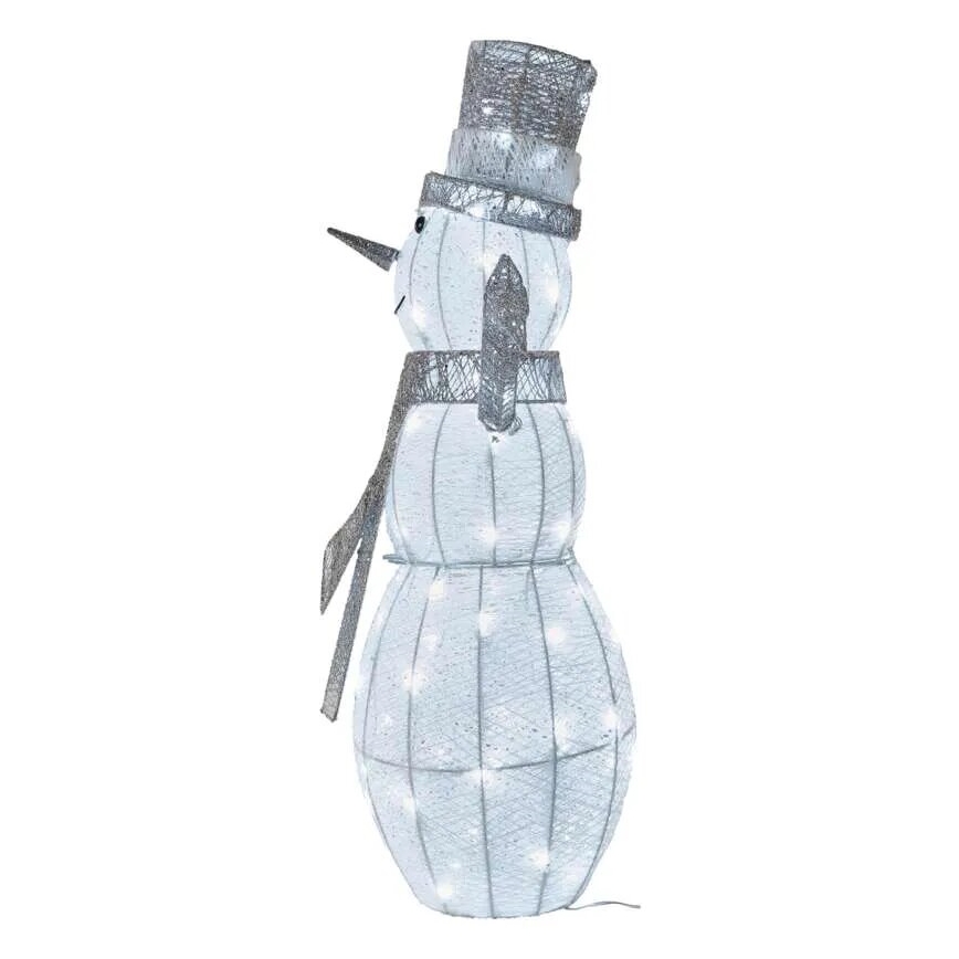 LED Zewnętrzna dekoracja świąteczna 80xLED/3,6W/230V IP44 82 cm bałwan