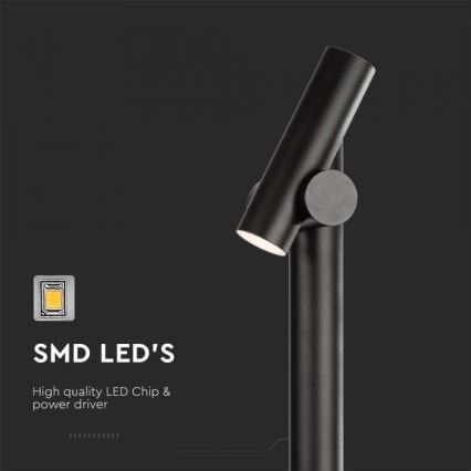 LED zewnętrzna elastyczna lampa LED/4W/230V 4000K IP44 100 cm czarna