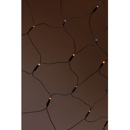 LED Zewnętrzna kurtyna bożonarodzeniowa NET 240xLED/7,2W/230V 1,5x2 m IP44 ciepła biel