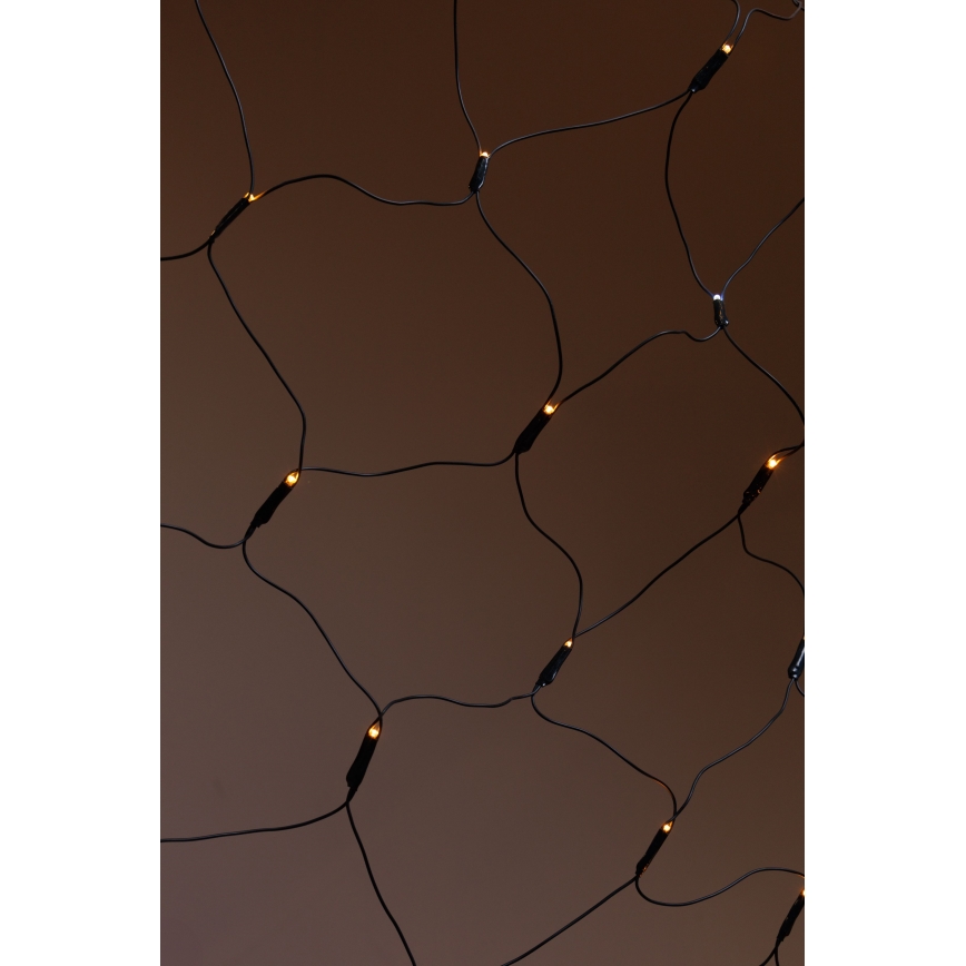 LED Zewnętrzna kurtyna bożonarodzeniowa NET 240xLED/7,2W/230V 1,5x2 m IP44 ciepła biel