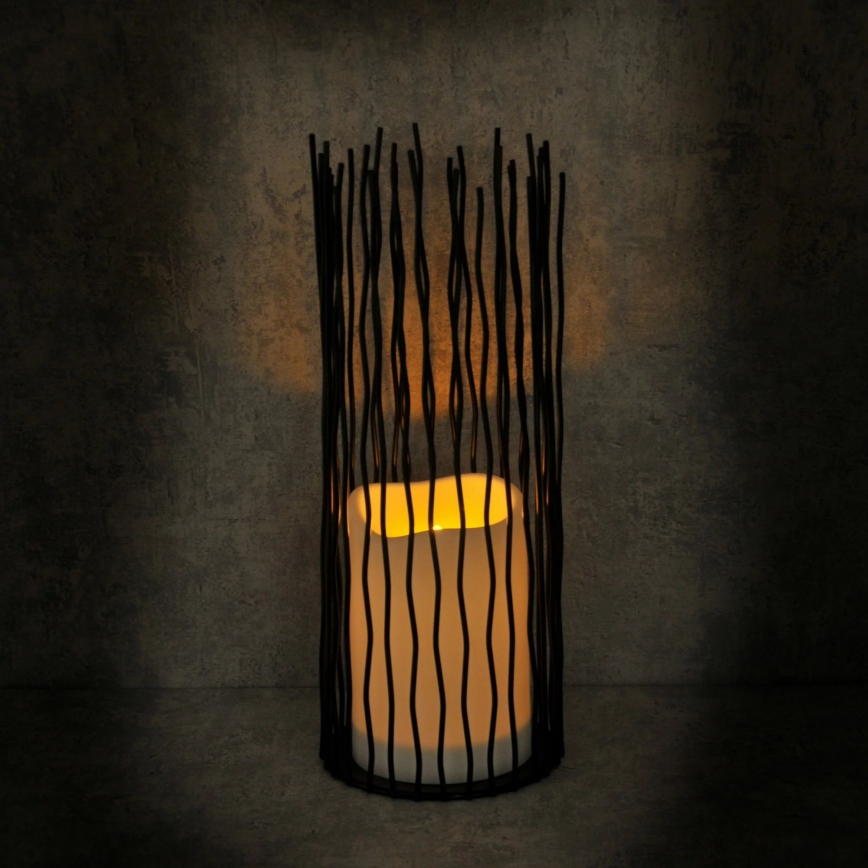 LED Zewnętrzna lampa dekoracyjna NYBORG LED/2xAA 35 cm IP44 ciepła biel