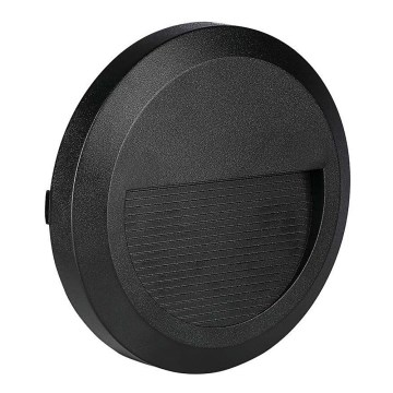LED Zewnętrzna lampa schodowa LED/2W/230V IP65 4000K czarna