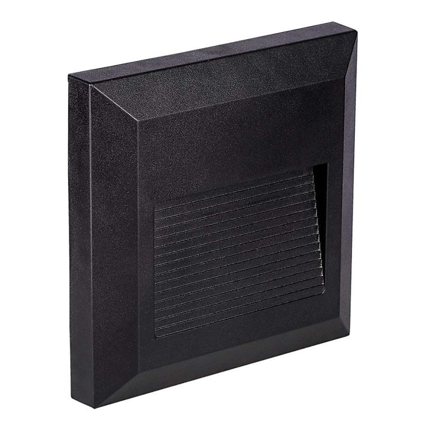 LED Zewnętrzna lampa schodowa LED/2W/230V IP65 4000K czarna