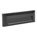 LED Zewnętrzna lampa schodowa LED/3W/230V IP65 3000K czarna