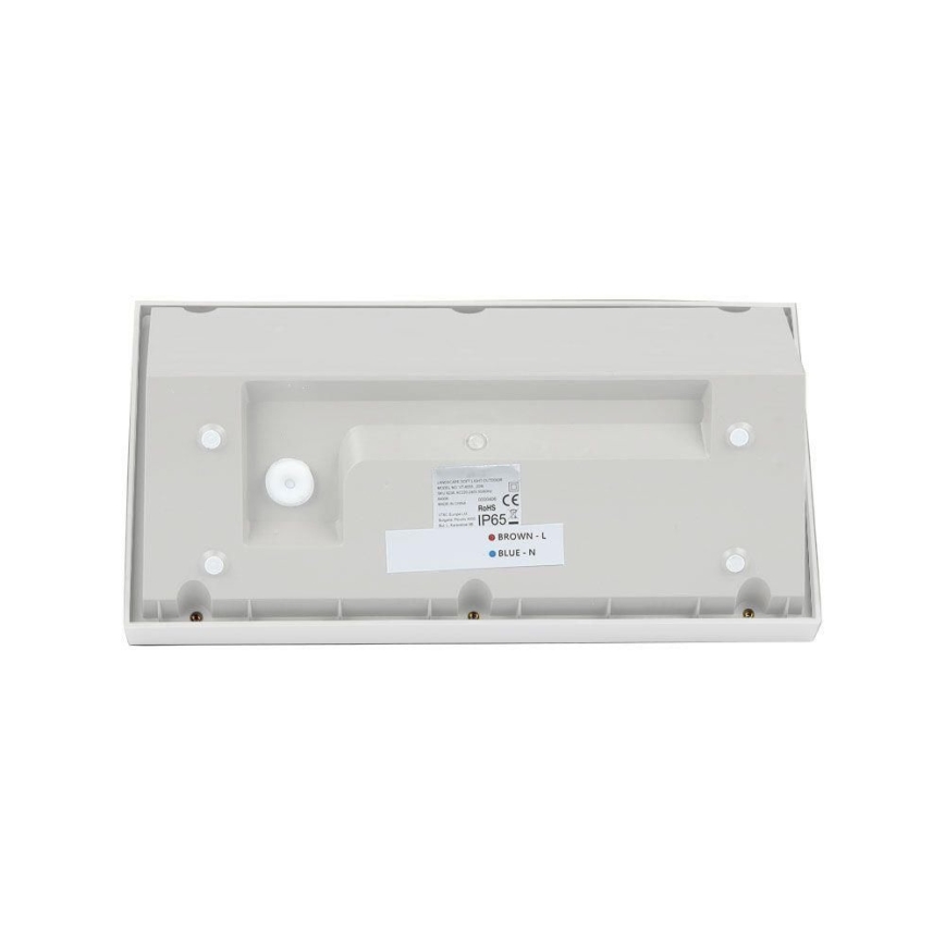 LED Zewnętrzna lampa ścienna LED/12W/230V 4000K IP65 biała