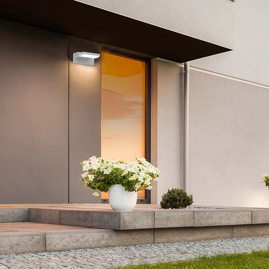 LED Zewnętrzna lampa ścienna LED/17W/230V 3000K IP65 biała