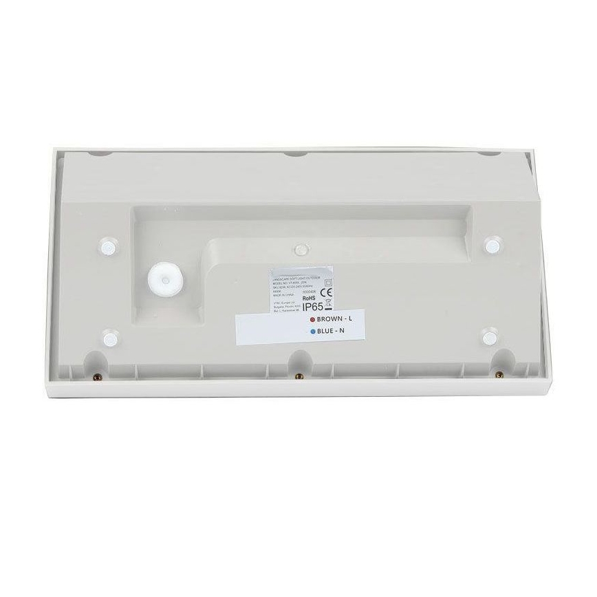 LED Zewnętrzna lampa ścienna LED/20W/230V 4000K IP65 biała