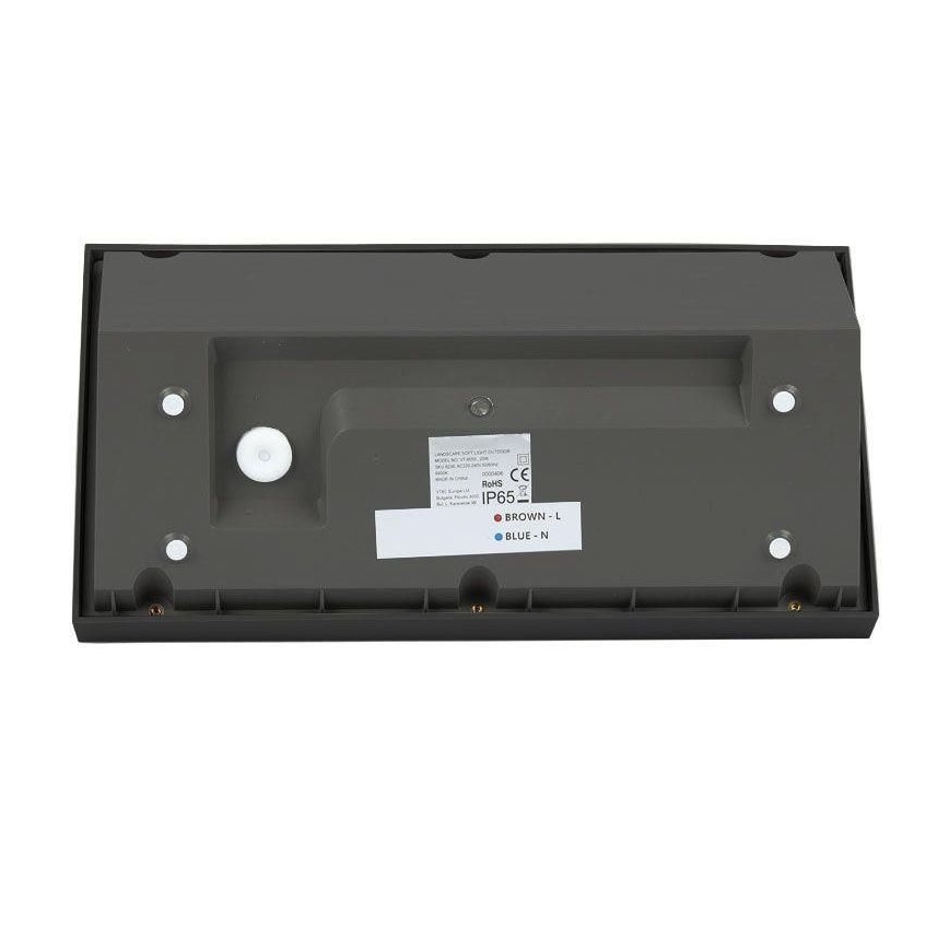 LED Zewnętrzna lampa ścienna LED/20W/230V 4000K IP65 czarna