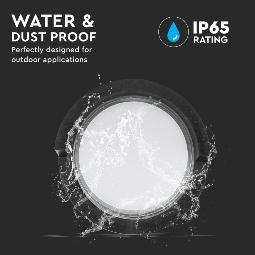 LED Zewnętrzna lampa ścienna LED/7W/230V 3000K IP65