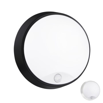 LED Zewnętrzna lampa ścienna z czujnikiem LED/15W/230V 4000K IP65