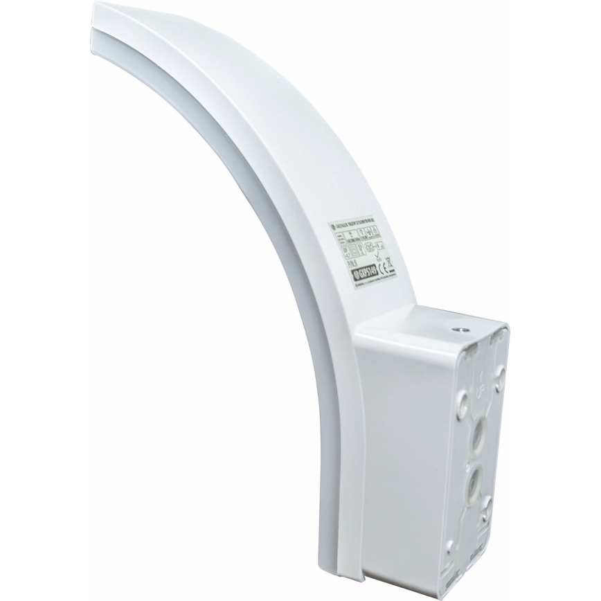 LED Ściemniana zewnętrzna lampa ścienna z czujnikiem ruchu i zmierzchu LED/12/15/20W/230V IP65 biała