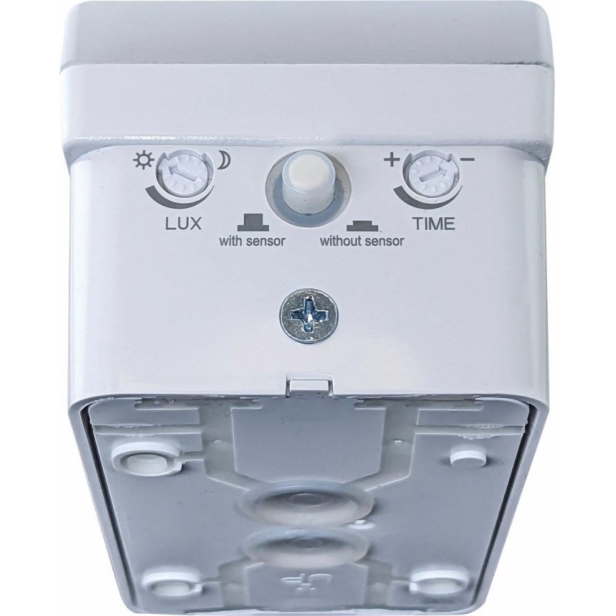 LED Ściemniana zewnętrzna lampa ścienna z czujnikiem ruchu i zmierzchu LED/12/15/20W/230V IP65 biała