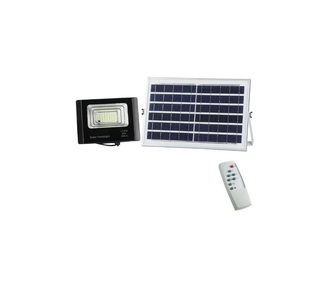 LED Zewnętrzna lampa solarna LED/12W/3,2V 6000K IP65 + pilot