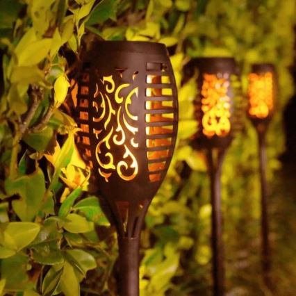 LED Zewnętrzna lampa solarna SPARKLE LED/0,12W/1,2V IP44 300 mAh