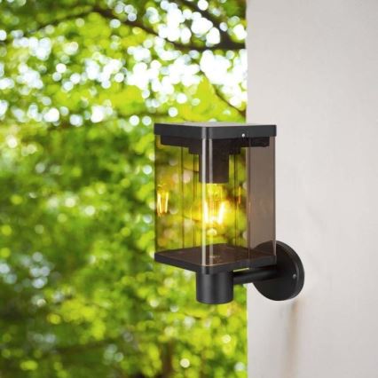 LED Zewnętrzna solarny kinkiet ścienny z czujnikiem LED/2,5W/3,7V 3000K IP54 2000 mAh