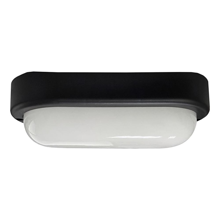 LED Zewnętrzna lampa sufitowa LED/8W/230V 4200K IP64 czarna